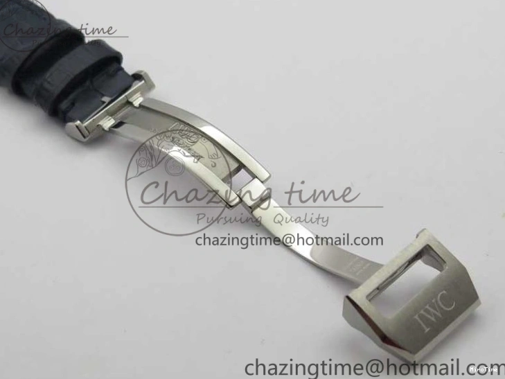 MIROTIME 0202 Supportive Big Pilot IW501008 “Boutique London” SS ZF Best Edition Blue Dial on Blue Leather Strap A 7106